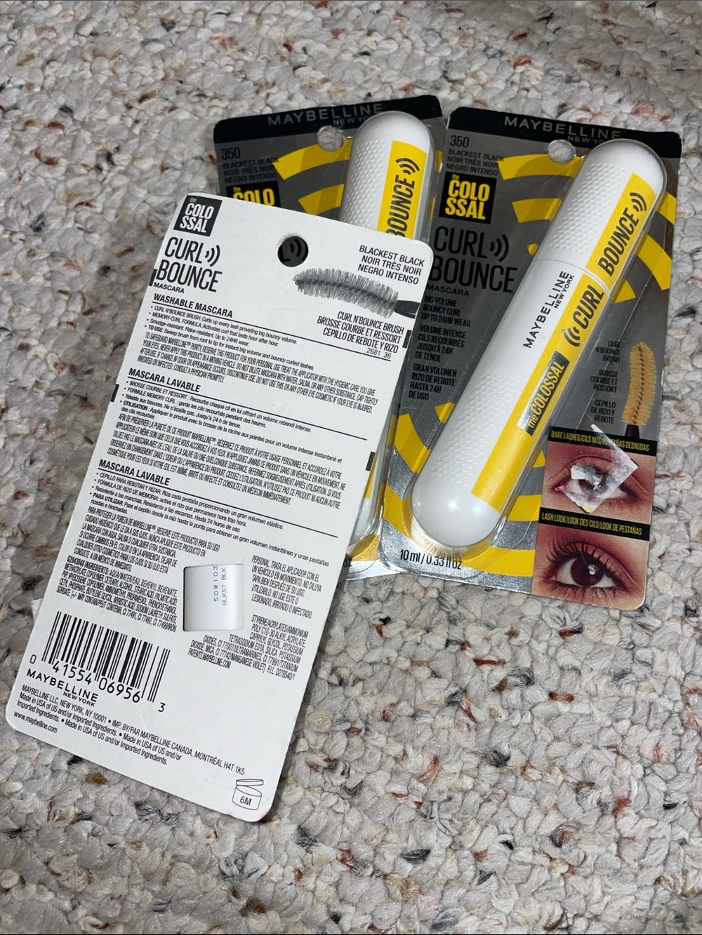 Maybelline Colossal Curl Bounce Mascara - 3 pack